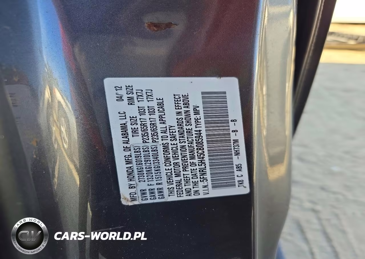 2012 Honda Odyssey Ex VIN:5FNRL5H45CB085944 - 14