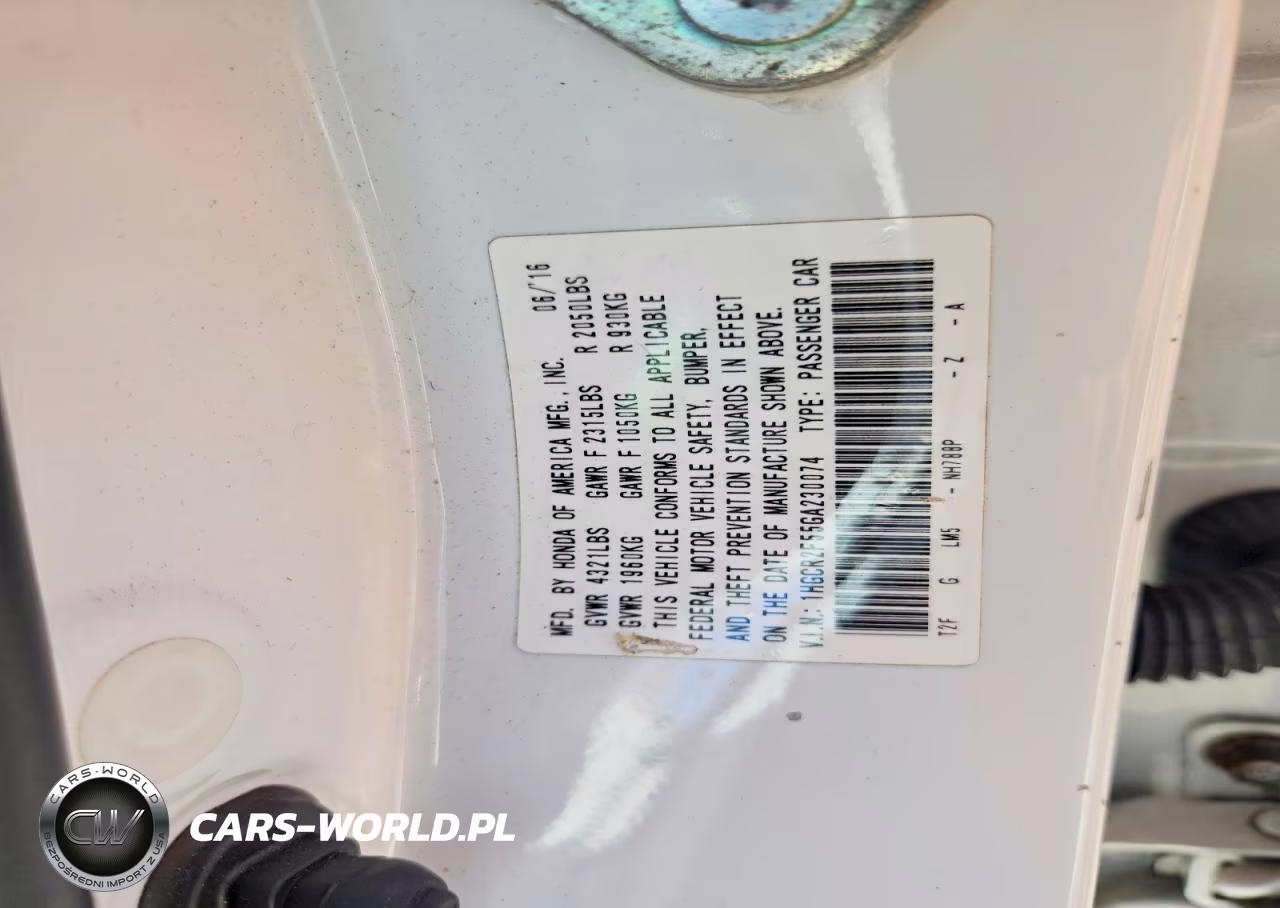 2016 Honda Accord Sport VIN:1HGCR2F55GA230074 - 12