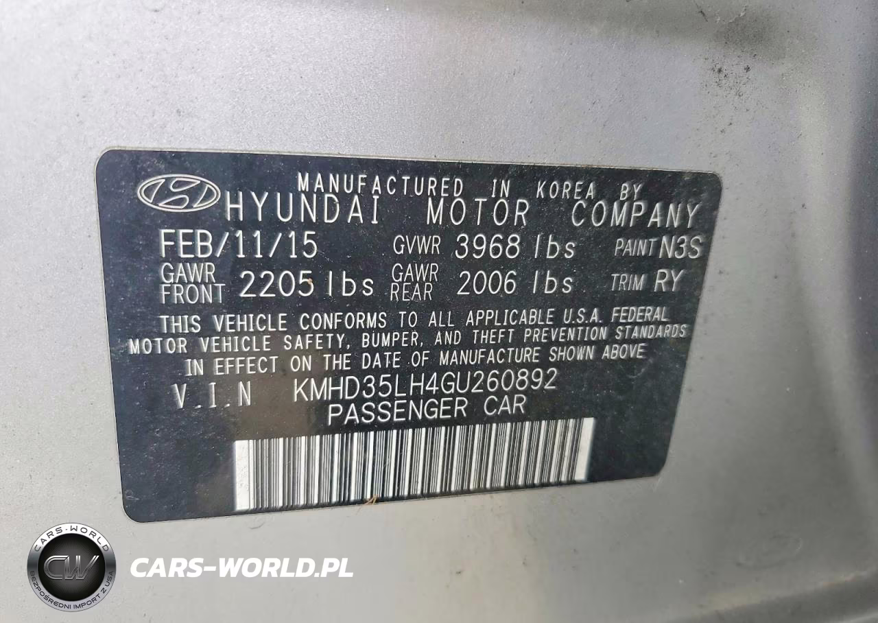 2016 Hyundai Elantra Gt Base VIN:KMHD35LH4GU260892 - 12