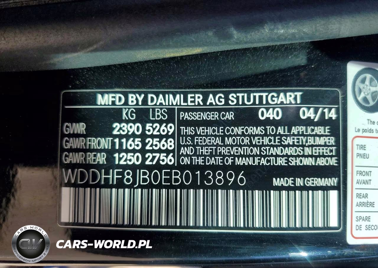 2014 Mercedes-Benz E 350 4Matic VIN:WDDHF8JB0EB013896 - 13