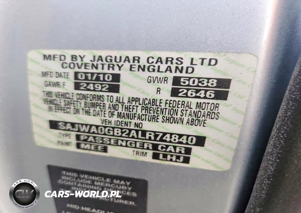 2010 Jaguar Xf Premium VIN:SAJWA0GB2ALR74840 - 12
