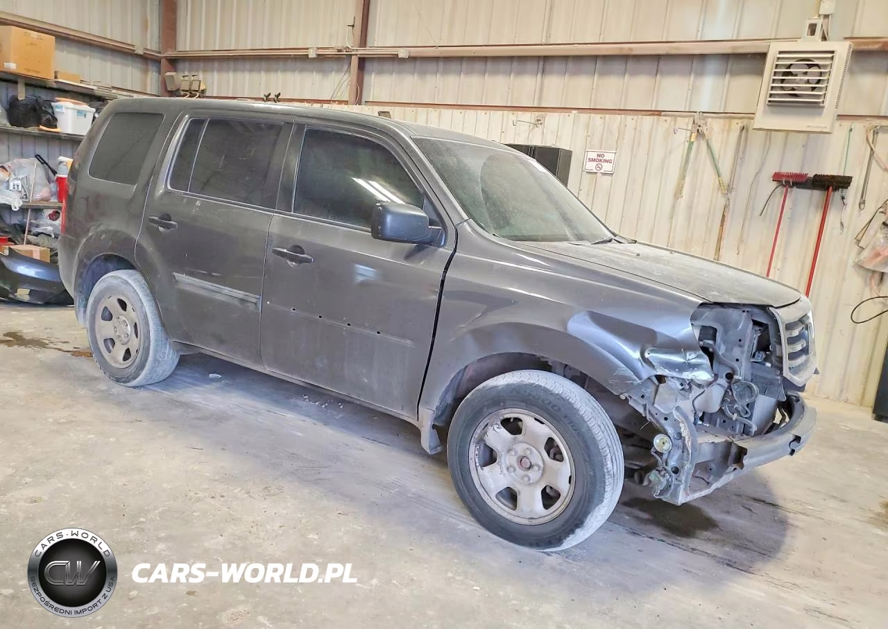 2015 Honda Pilot Lx VIN:5FNYF3H24FB011358 - 4