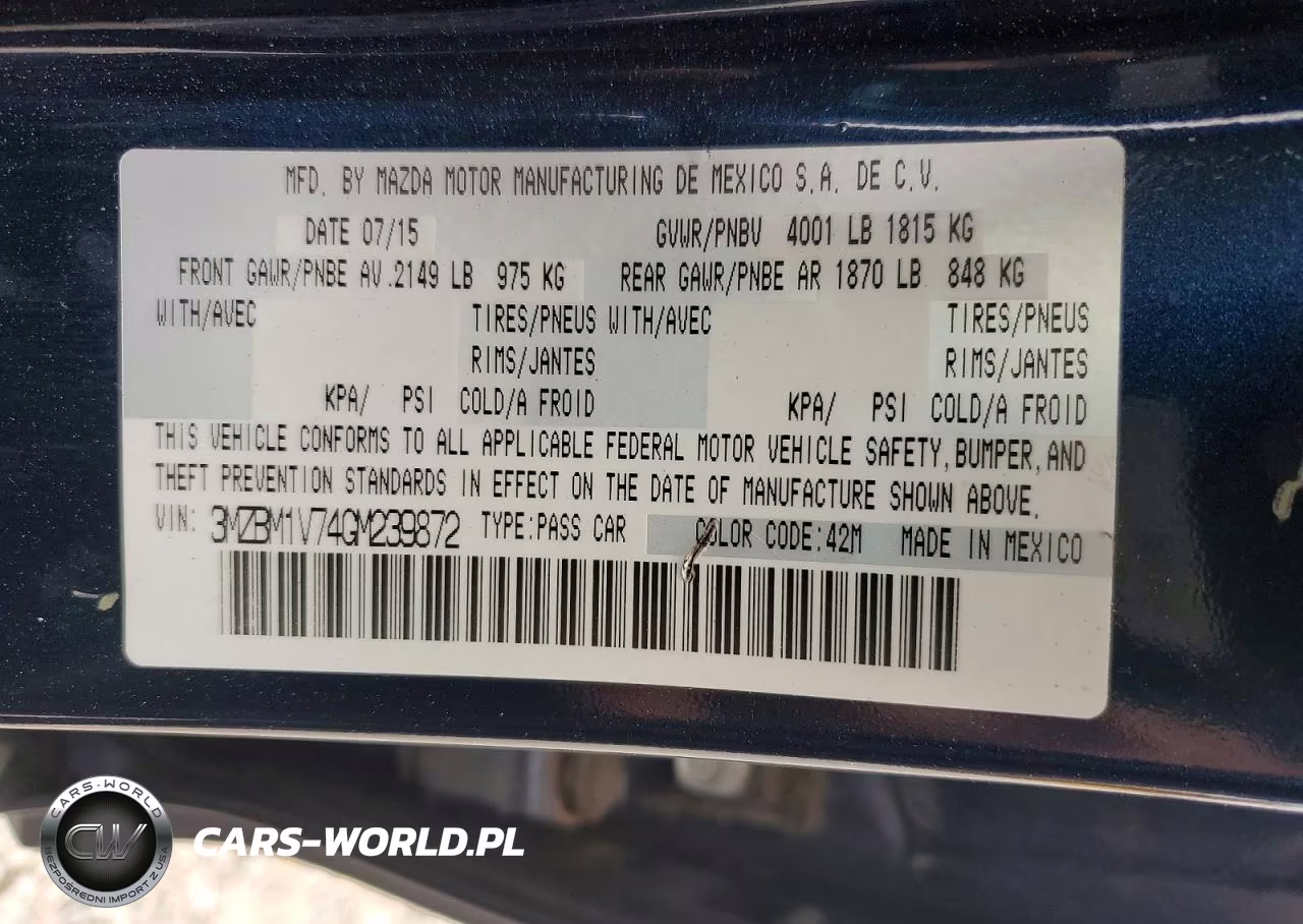 2016 Mazda 3 Touring VIN:3MZBM1V74GM239872 - 12