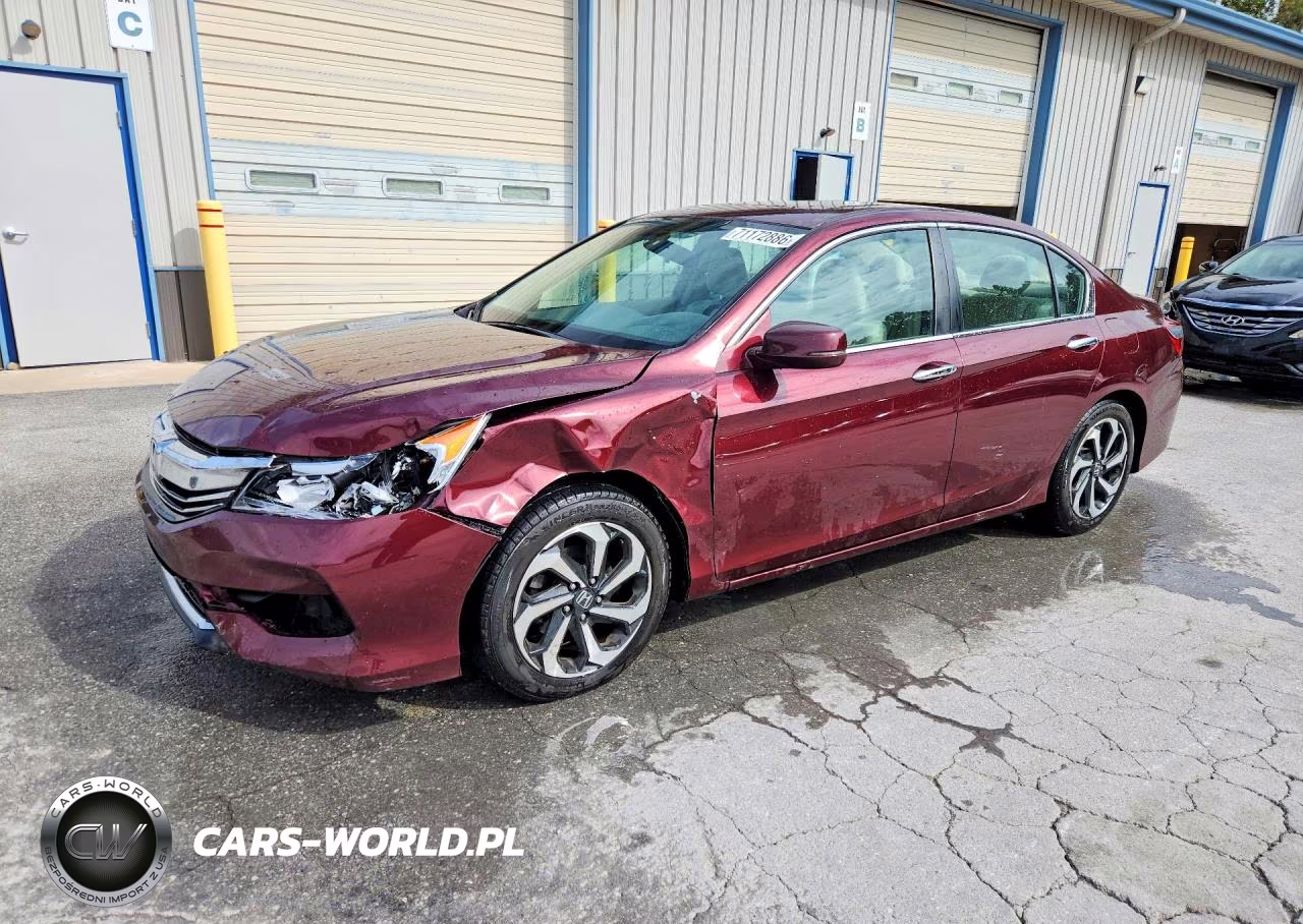 2016 Honda Accord Ex VIN:1HGCR2F71GA081468 - 1