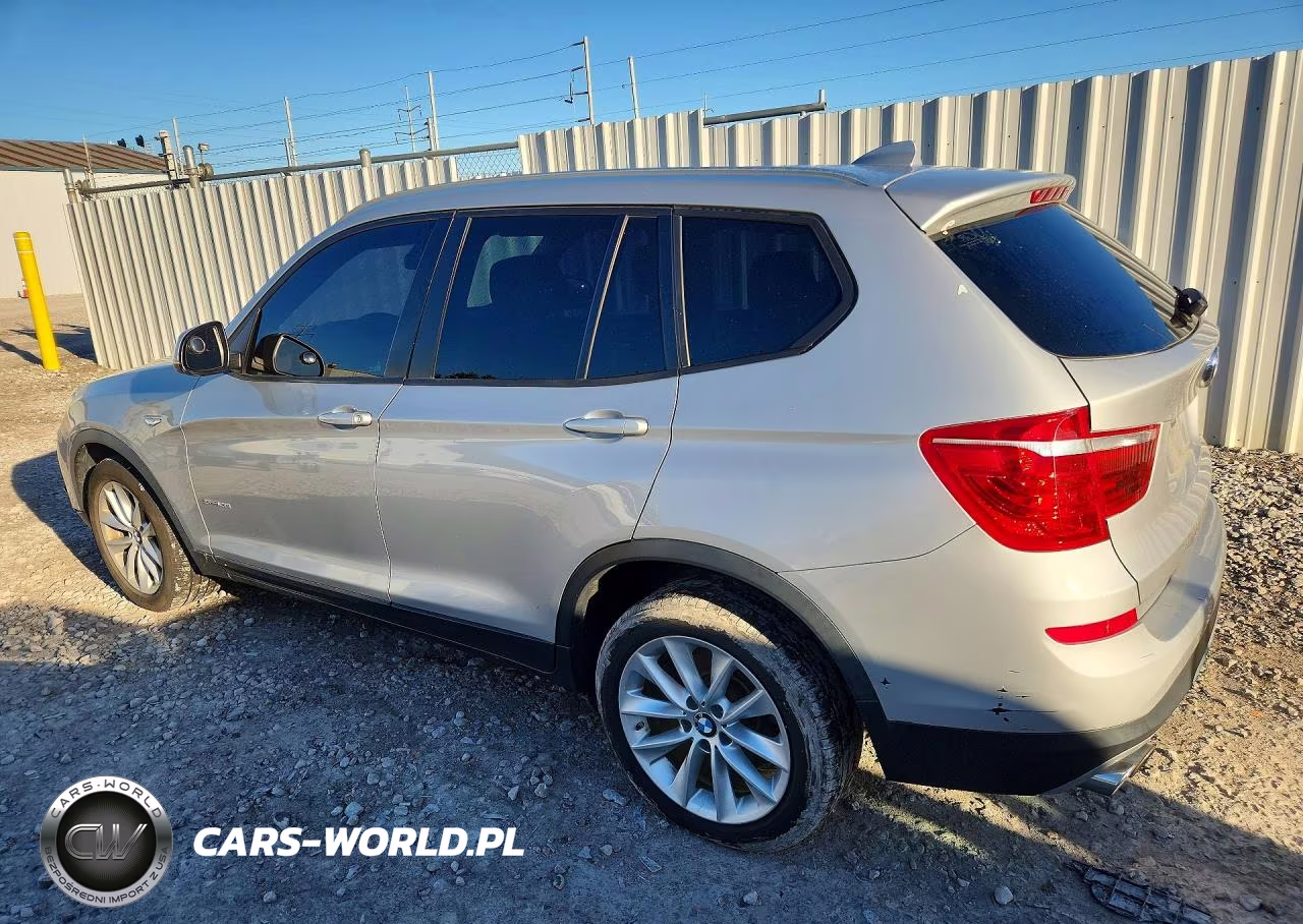 2017 BMW X3 Sdrive28I VIN:5UXWZ7C52H0T43838 - 2
