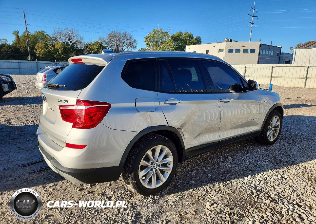 2017 BMW X3 Sdrive28I VIN:5UXWZ7C52H0T43838 - 3