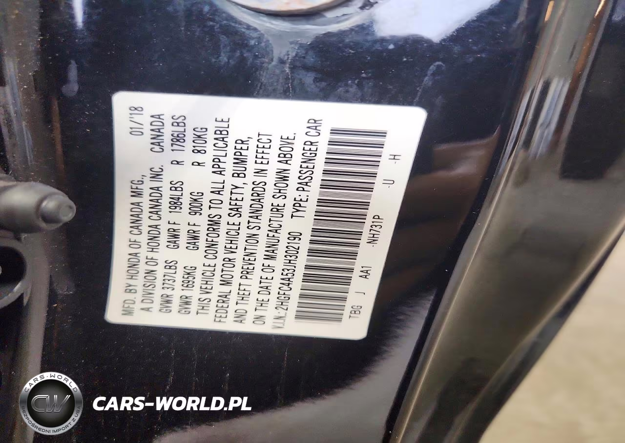 2018 Honda Civic Lx VIN:2HGFC4A53JH302190 - 12