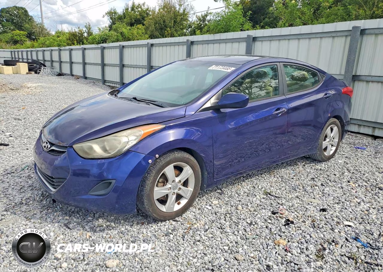 2013 Hyundai Elantra Gls VIN:5NPDH4AE3DH393058 - 1