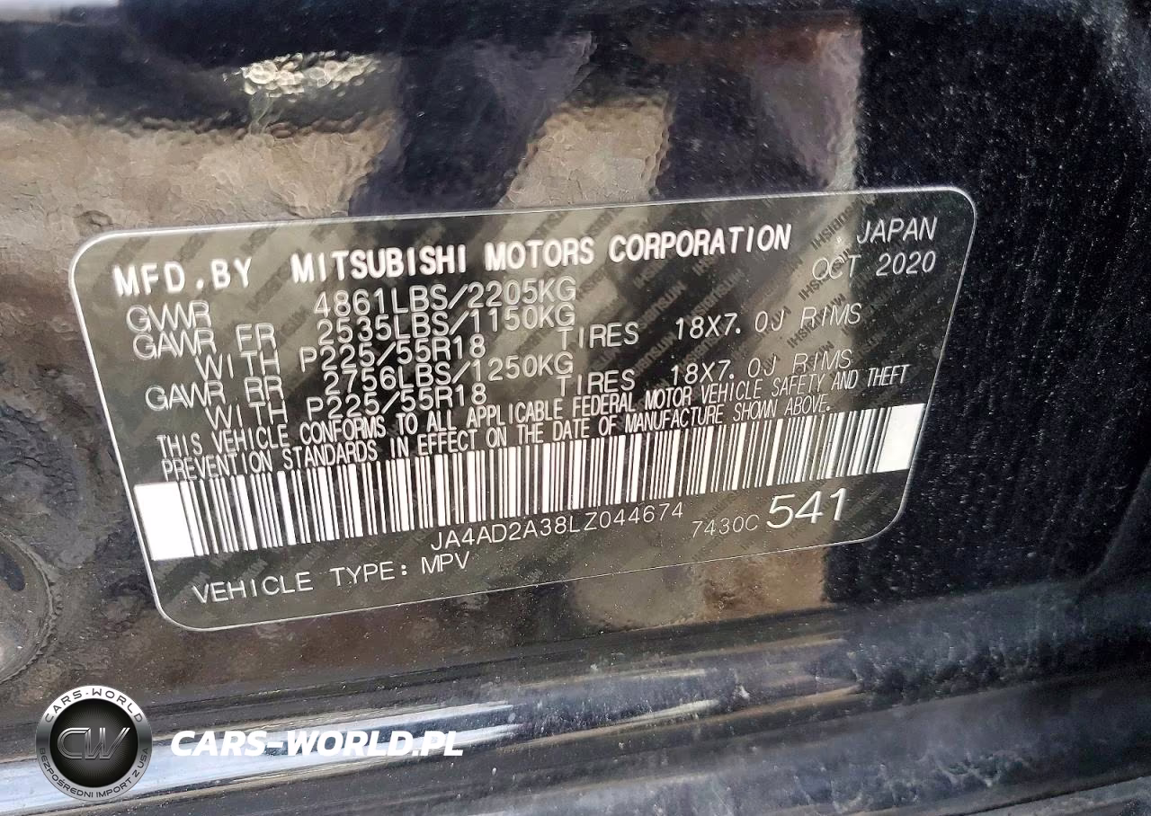 2020 Mitsubishi Outlander Es VIN:JA4AD2A38LZ044674 - 13