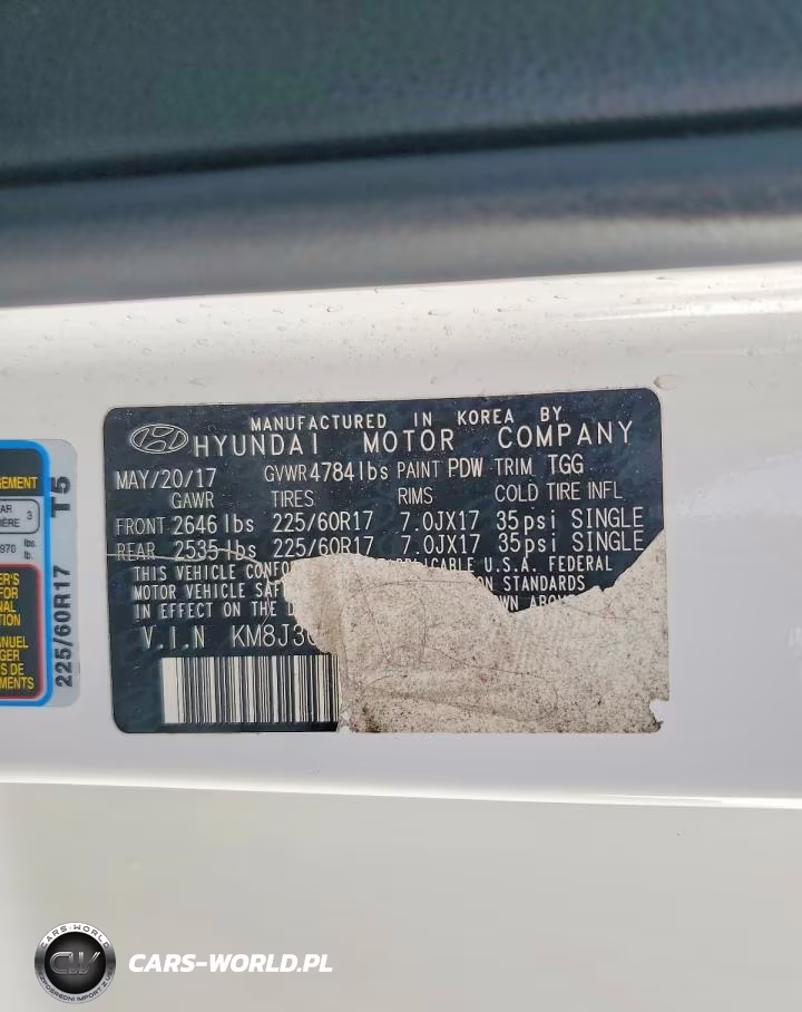 2017 Hyundai Tucson Eco VIN:KM8J3CA20HU507980 - 13