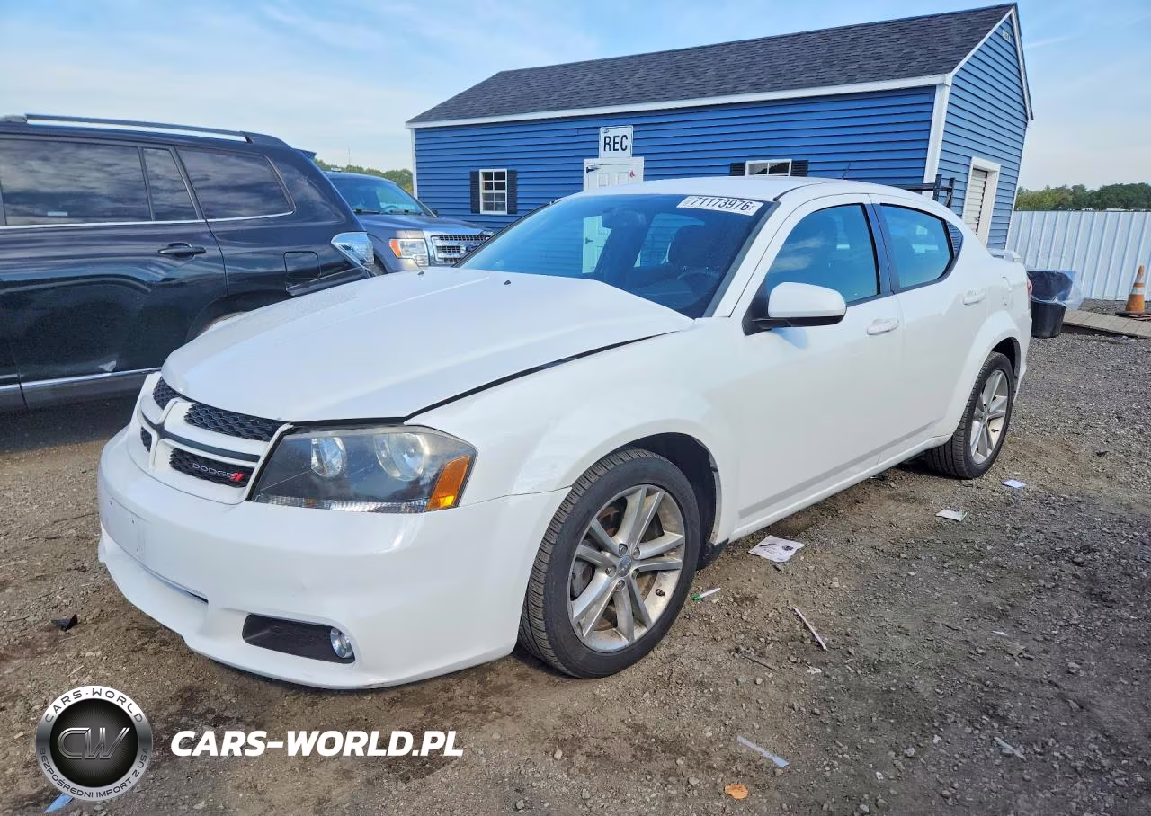 2014 Dodge Avenger Sxt VIN:1C3CDZCGXEN131370 - 1
