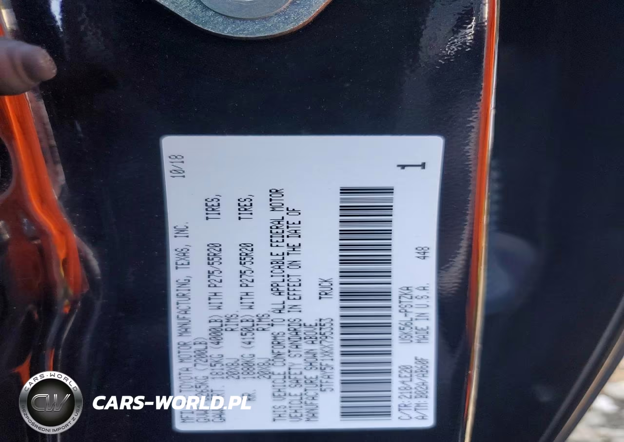 2019 Toyota Tundra Platinum VIN:5TFAY5F1XKX795353 - 12