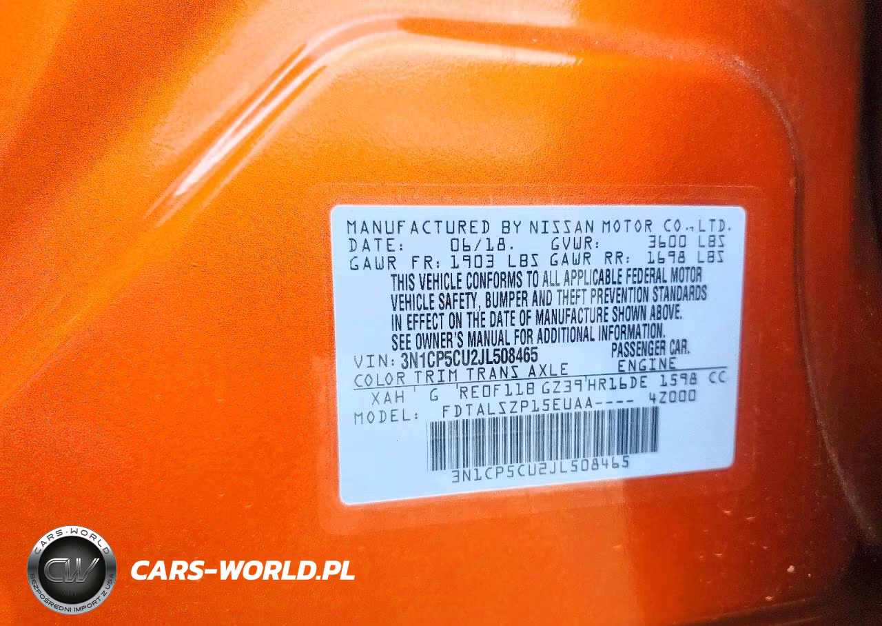 2018 Nissan Kicks S VIN:3N1CP5CU2JL508465 - 13