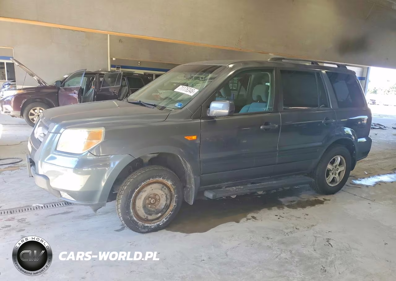 2006 Honda Pilot Ex VIN:2HKYF18466H563967 - 1