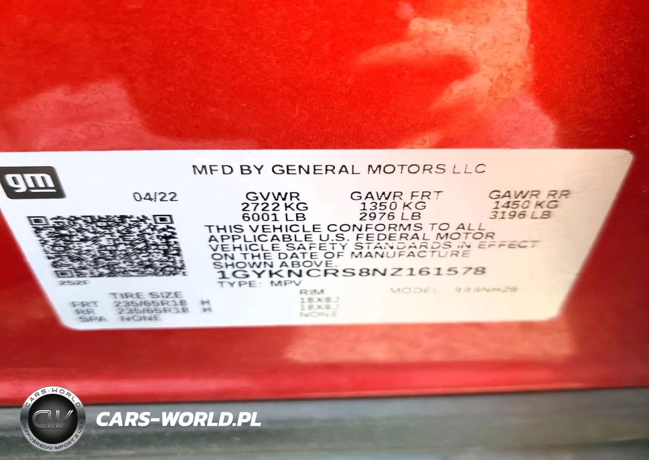 2022 Cadillac Xt5 Premium Luxury VIN:1GYKNCRS8NZ161578 - 12