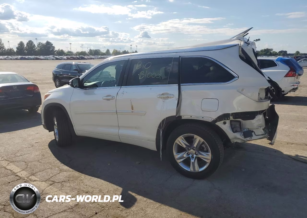 2014 Toyota Highlander Limited VIN:5TDDKRFH4ES010435 - 2