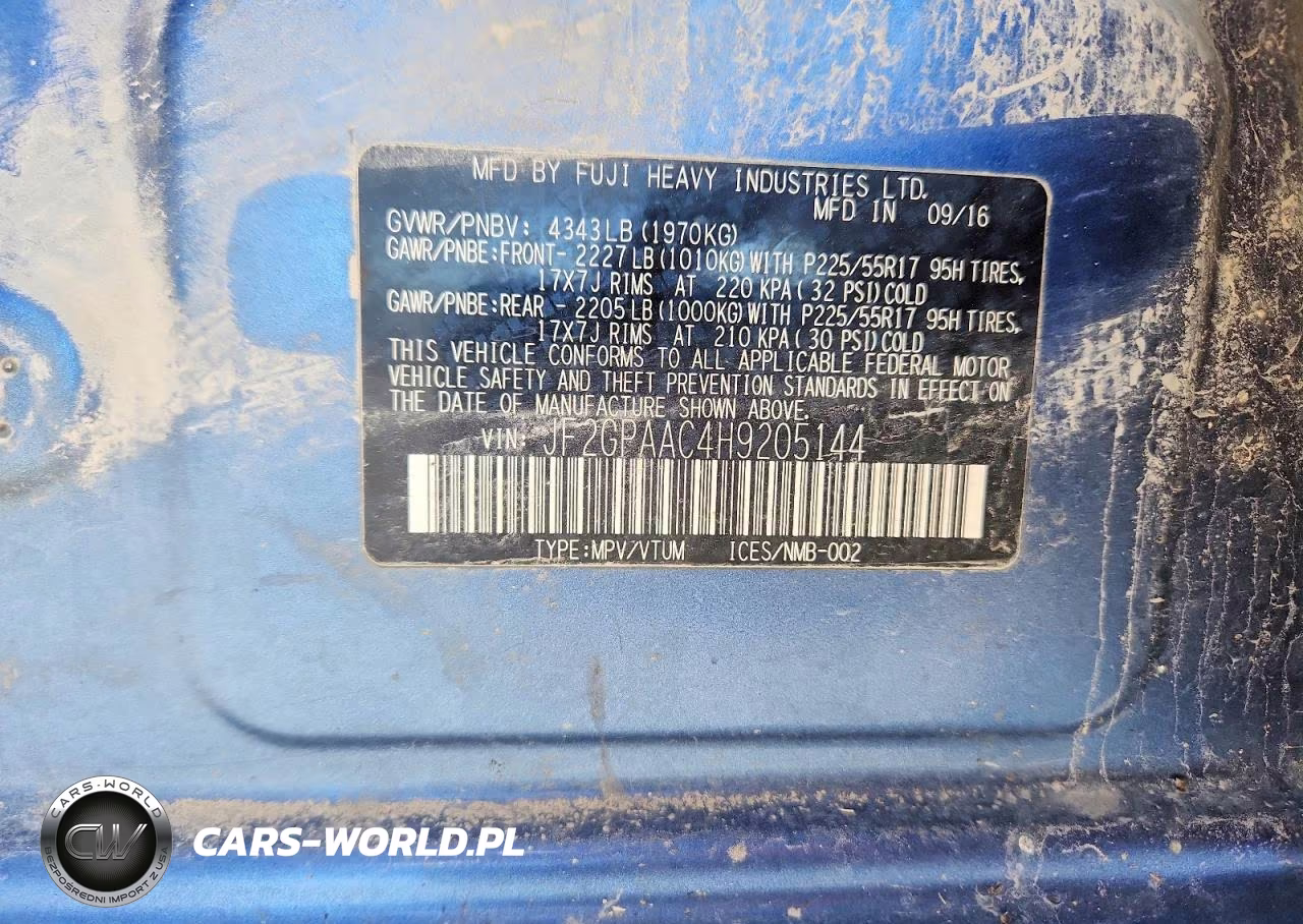 2017 Subaru Crosstrek VIN:JF2GPAAC4H9205144 - 13