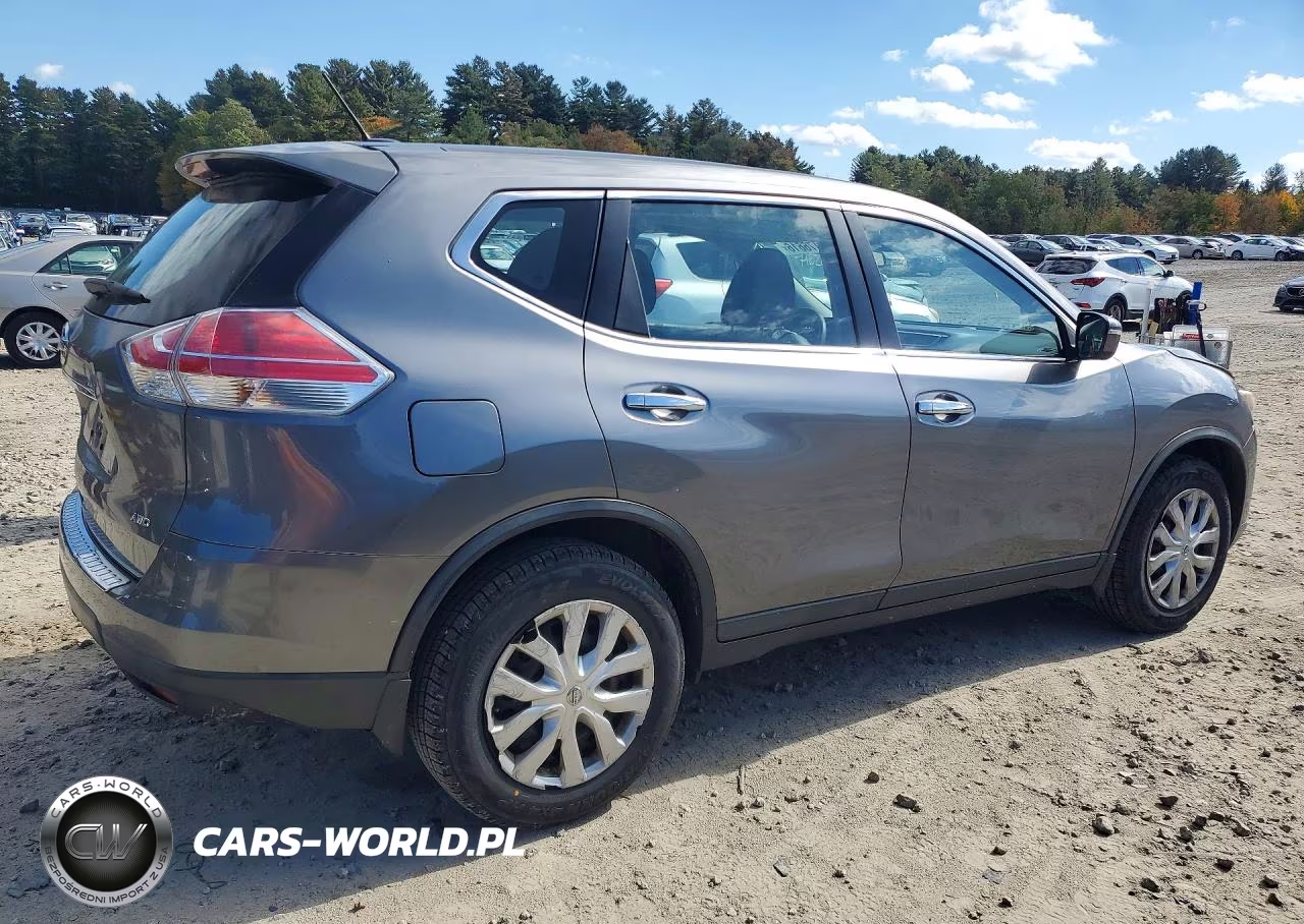 2015 Nissan Rogue S VIN:KNMAT2MV8FP580398 - 3