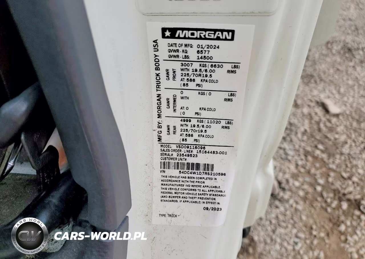 2024 Isuzu Npr Hd Delivery Truck VIN:54DC4W1D7RS210596 - 13
