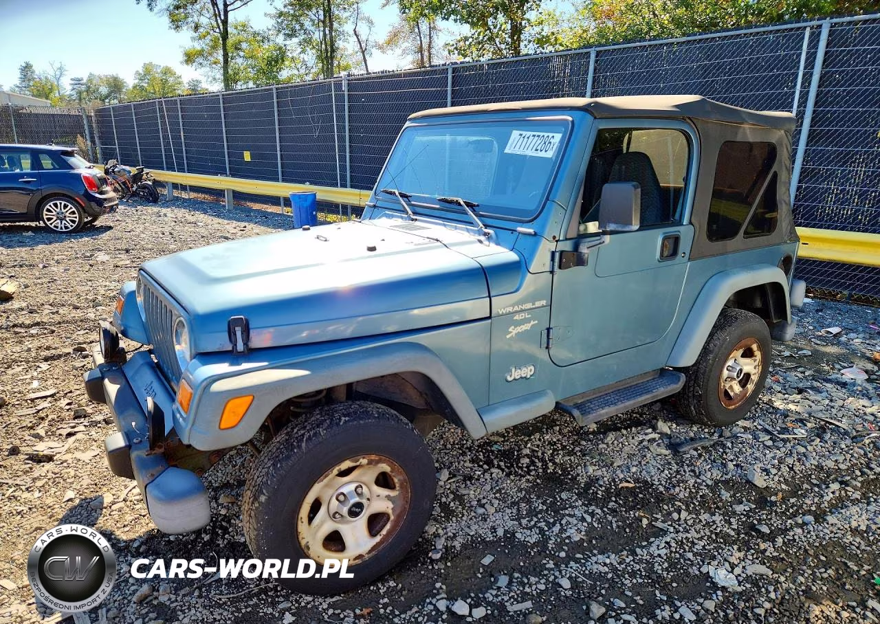 1999 Jeep Wrangler - Tj Sport VIN:1J4FY19S4XP418618 - 1