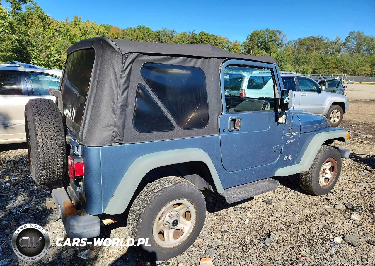 1999 Jeep Wrangler - Tj Sport VIN:1J4FY19S4XP418618 - 3