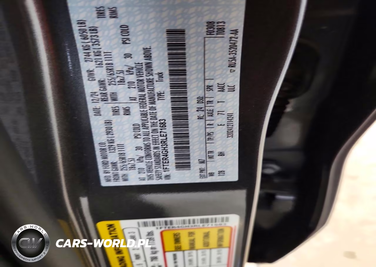 2024 Ford Ranger Xlt VIN:1FTER4GH3RLE71683 - 12