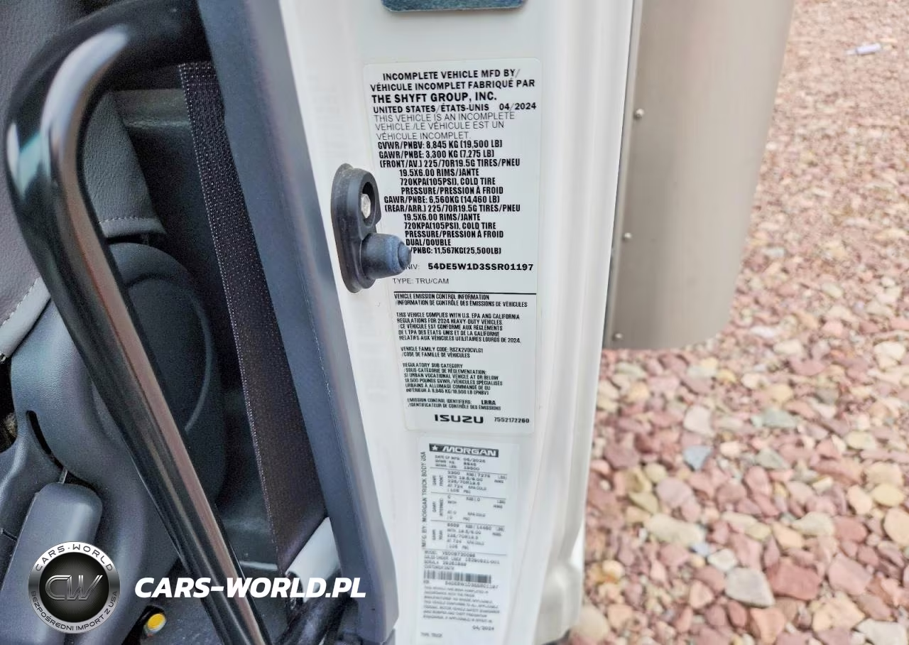 2025 Isuzu Nrr Box Truck VIN:54DE5W1D3SSR01197 - 12
