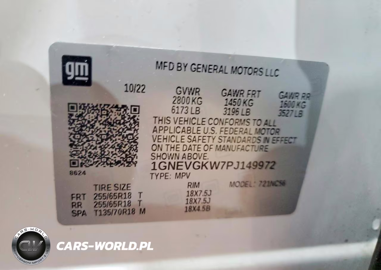 2023 Chevrolet Traverse Lt VIN:1GNEVGKW7PJ149972 - 13