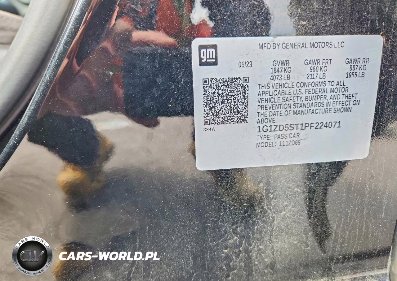 2023 Chevrolet Malibu Lt VIN:1G1ZD5ST1PF224071 - 12
