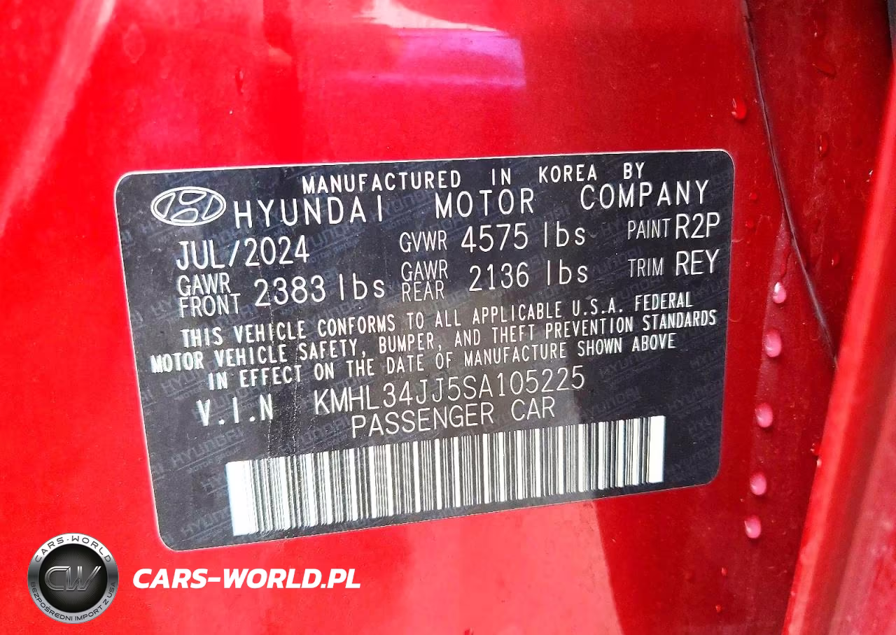 2025 Hyundai Sonata Hybrid Sel VIN:KMHL34JJ5SA105225 - 12