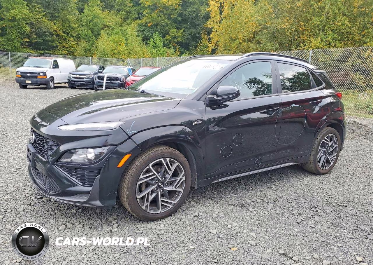2022 Hyundai Kona N Line VIN:KM8K33A31NU820870 - 1