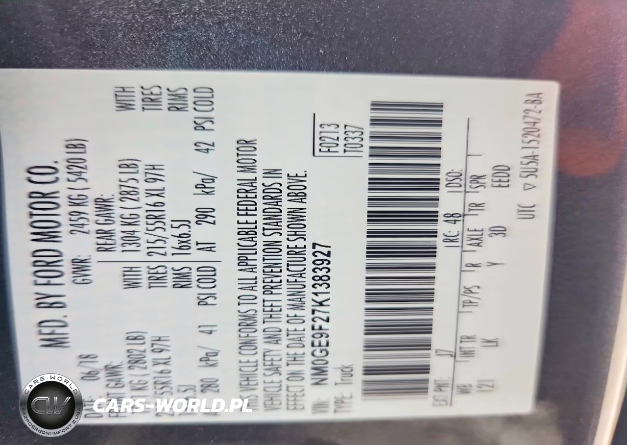 2019 Ford Transit Connect Xlt VIN:NM0GE9F27K1383927 - 13