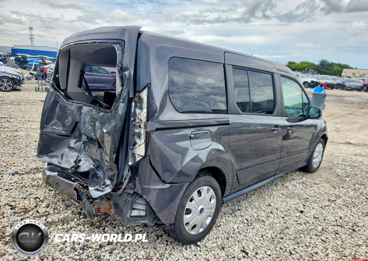 2019 Ford Transit Connect Xlt VIN:NM0GE9F27K1383927 - 3
