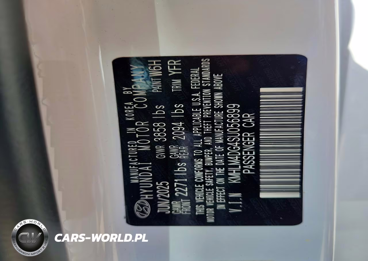 2025 Hyundai Elantra Sel Sport VIN:KMHLM4DG4SU056899 - 12
