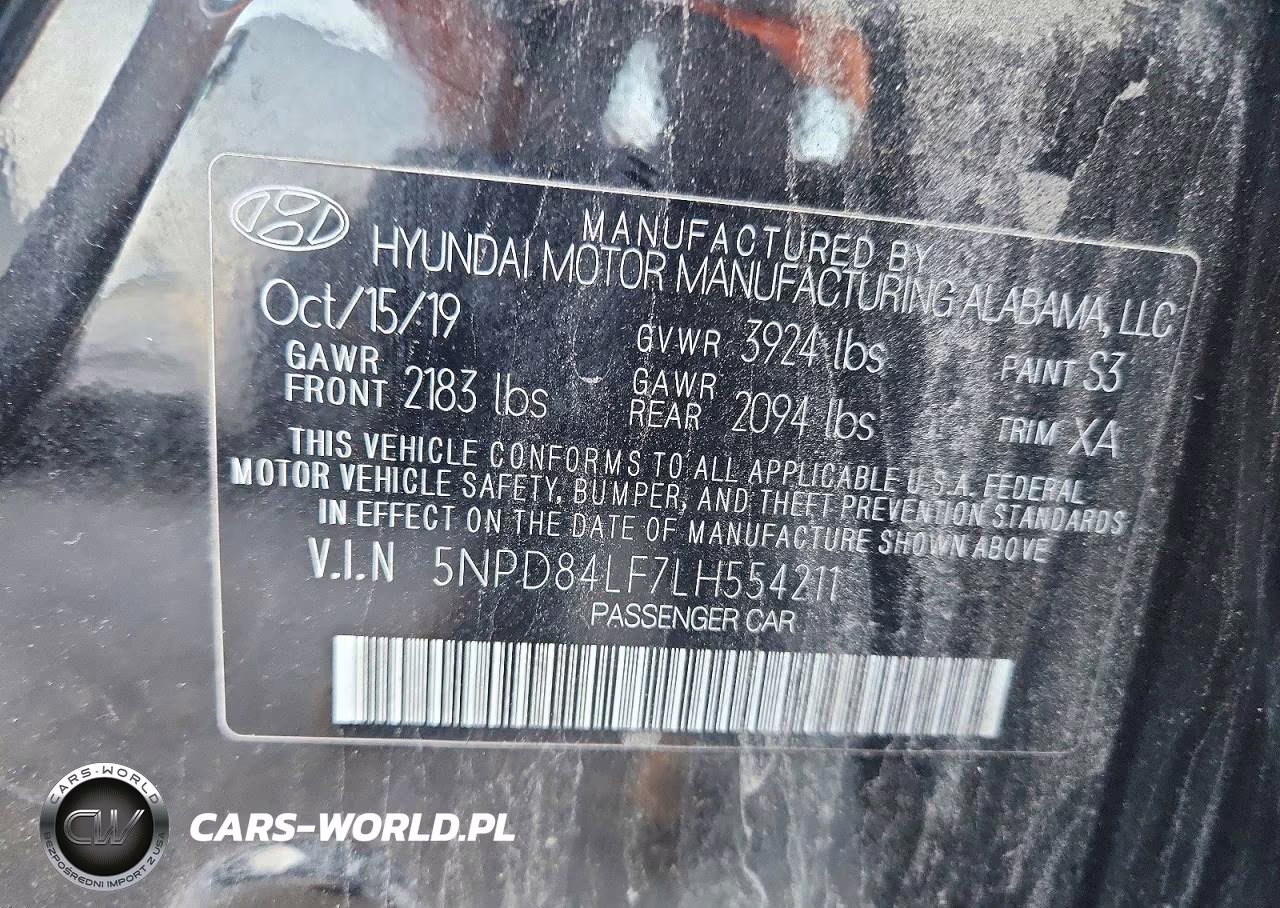 2020 Hyundai Elantra Limited VIN:5NPD84LF7LH554211 - 13
