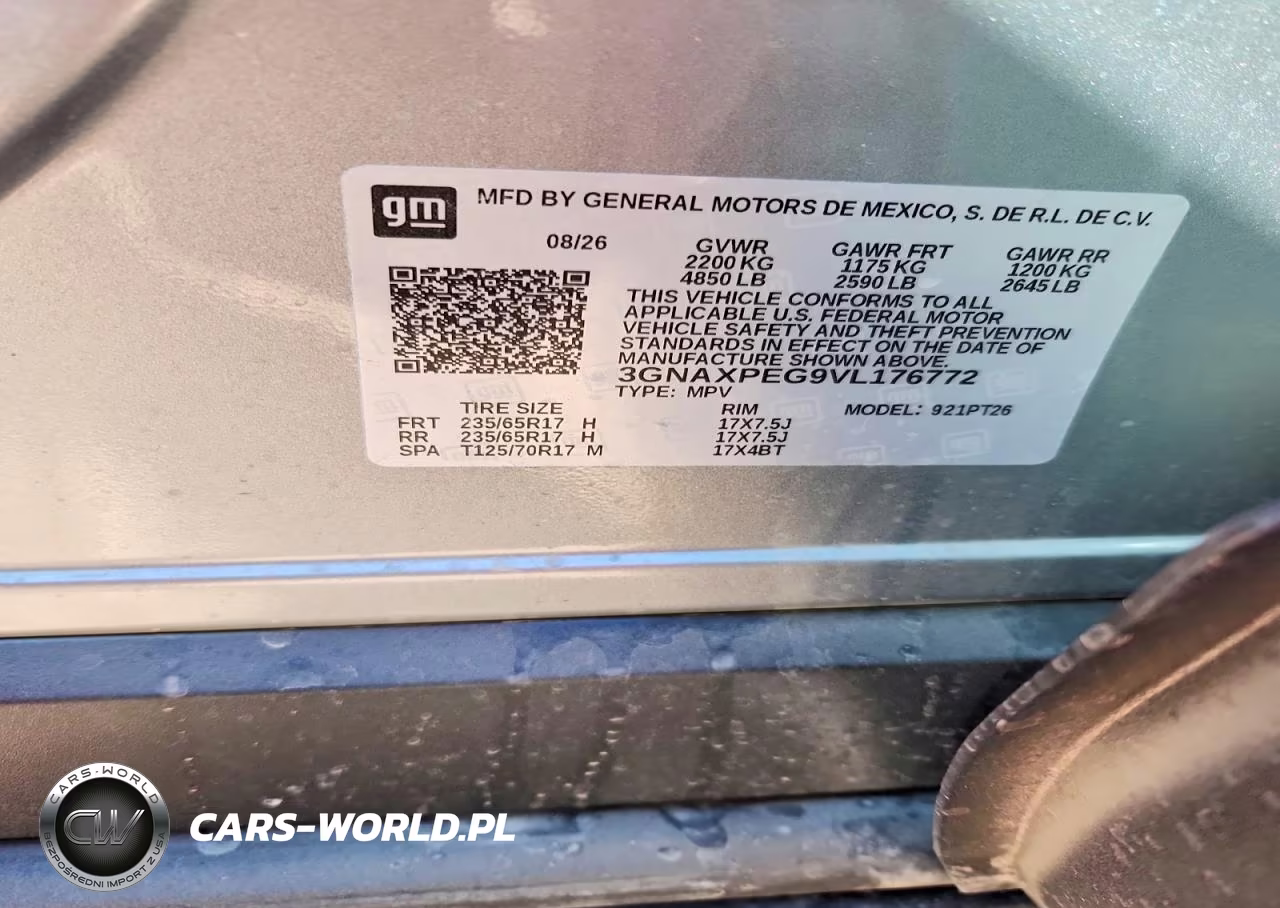 2027 Chevrolet Equinox Lt VIN:3GNAXPEG9VL176772 - 13