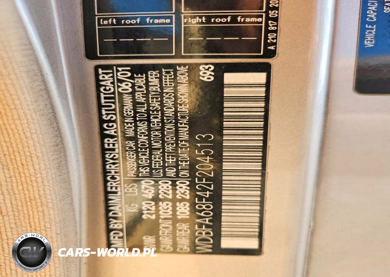 2002 Mercedes-Benz Sl 500 VIN:WDBFA68F42F204513 - 12