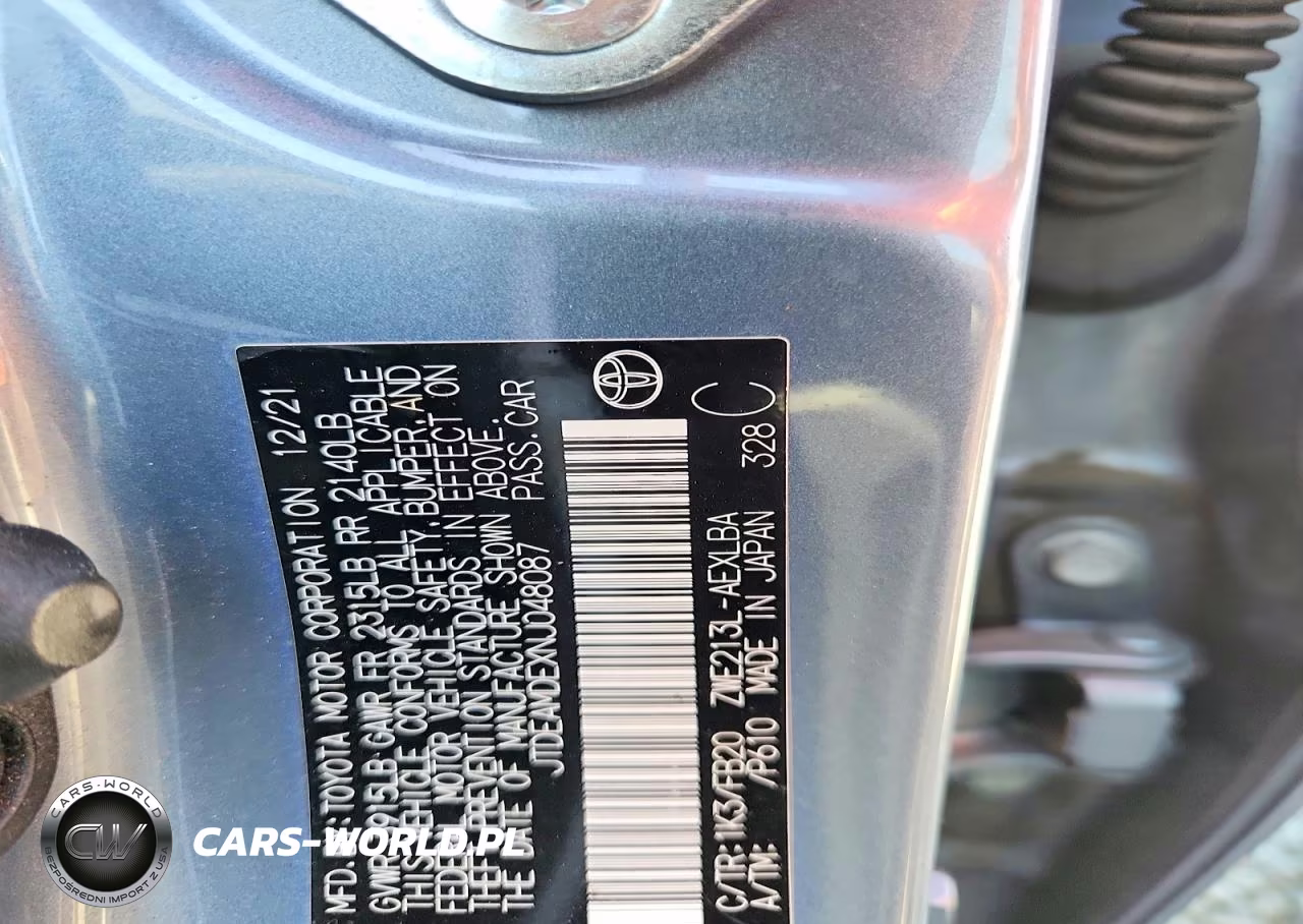 2022 Toyota Corolla Le VIN:JTDEAMDEXNJ048087 - 12