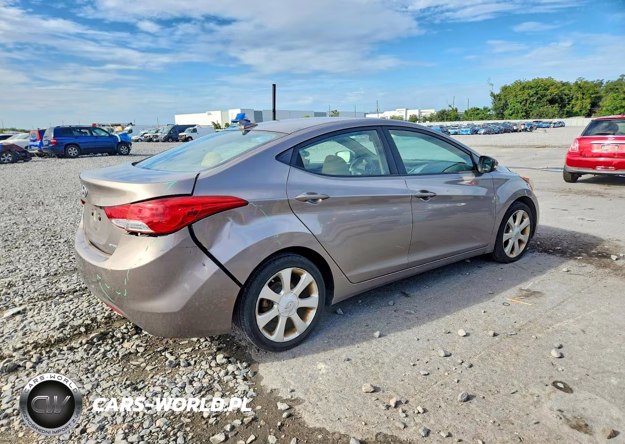 2011 Hyundai Elantra Limited VIN:5NPDH4AE0BH010884 - 3