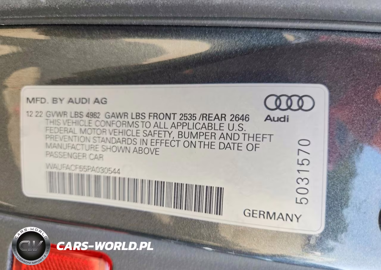 2023 Audi A5 Premium Plus 45 VIN:WAUFACF55PA030544 - 12