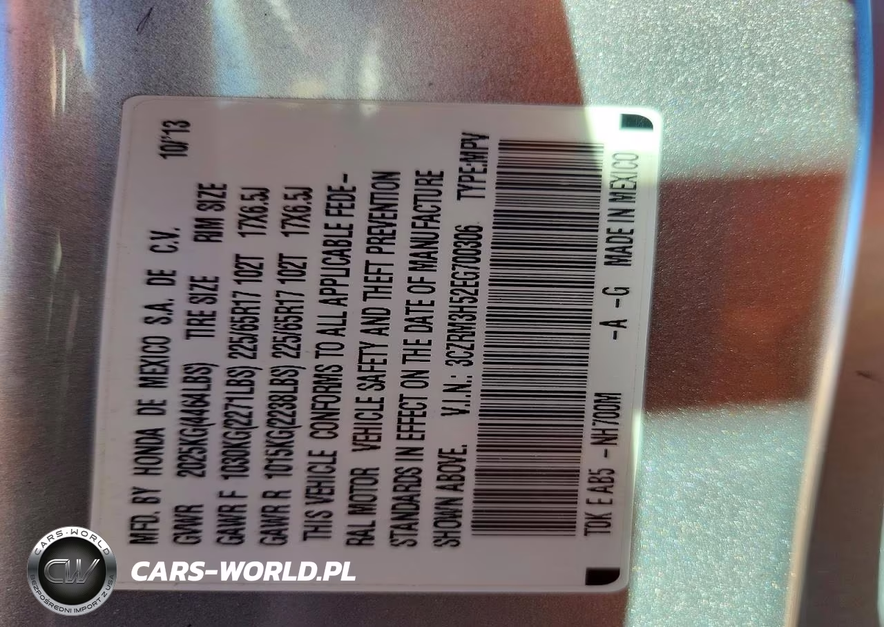 2014 Honda Cr-V Ex VIN:3CZRM3H52EG700306 - 13