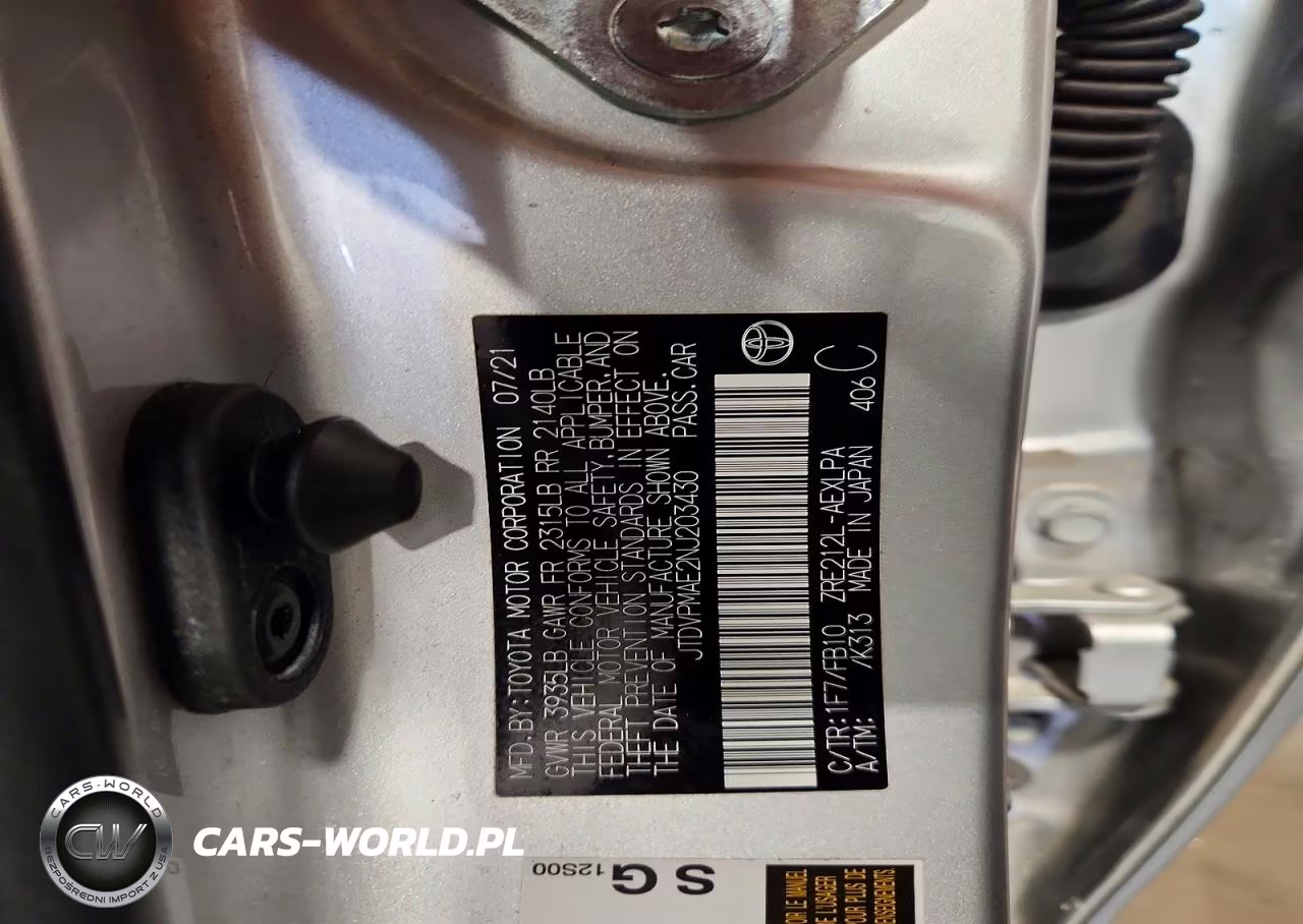 2022 Toyota Corolla Le VIN:JTDVPMAE2NJ203430 - 12