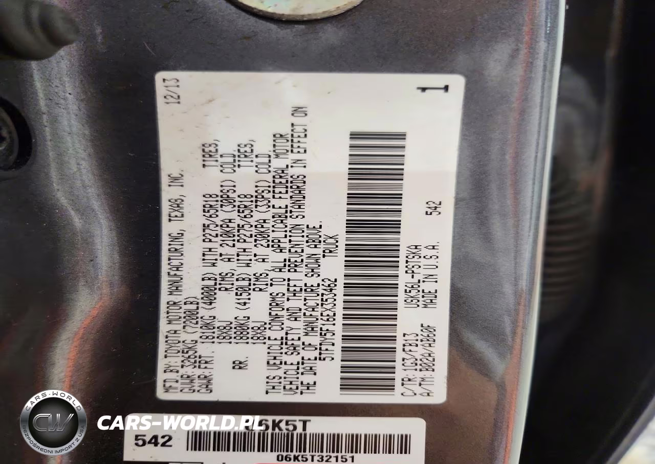 2014 Toyota Tundra Crewmax Sr5 VIN:5TFDY5F16EX353462 - 12