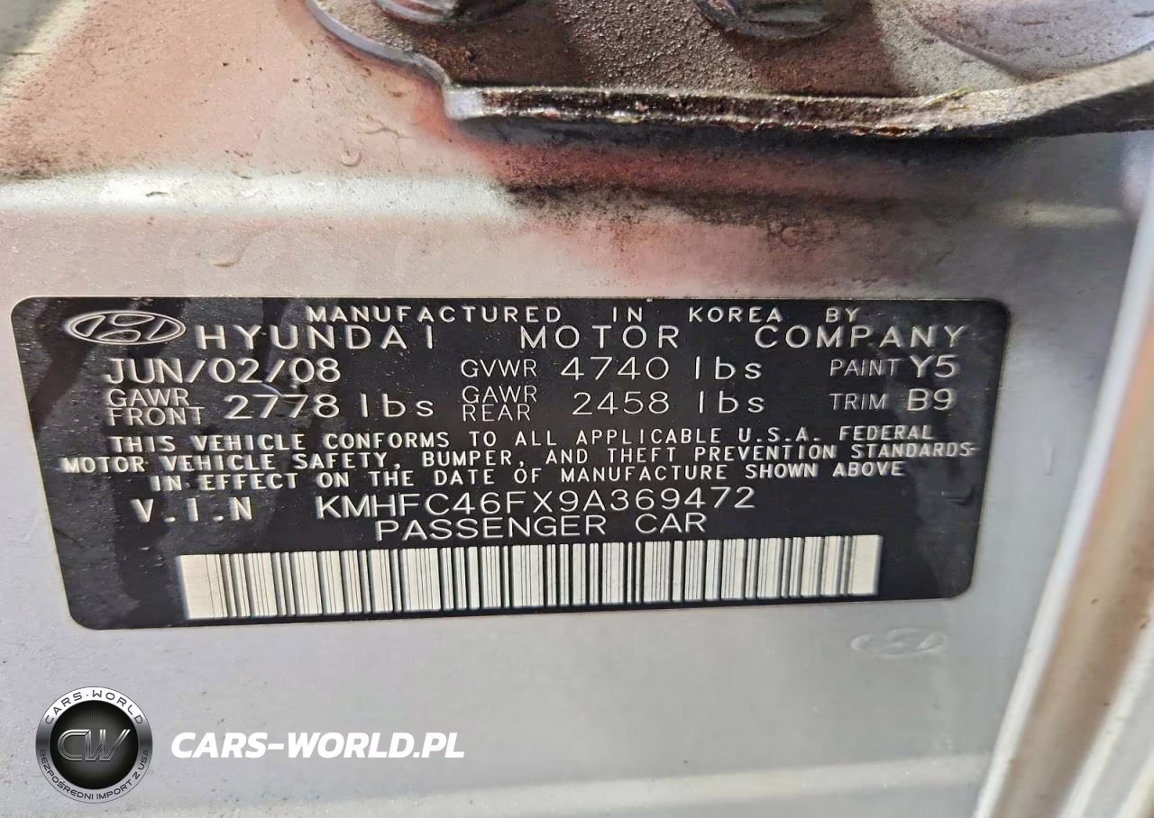 2009 Hyundai Azera Limited VIN:KMHFC46FX9A369472 - 12
