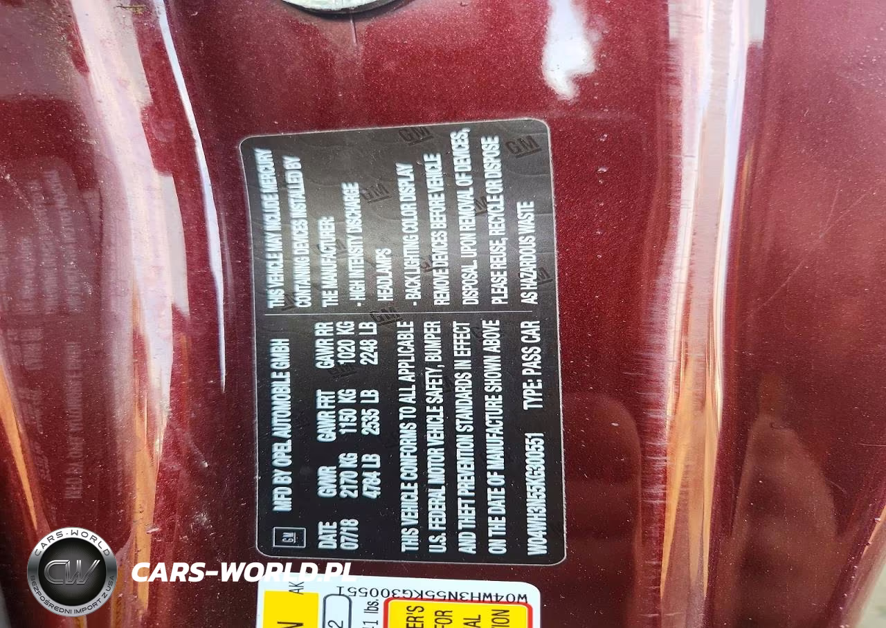 2019 Buick Cascada Premium VIN:W04WH3N55KG300551 - 12