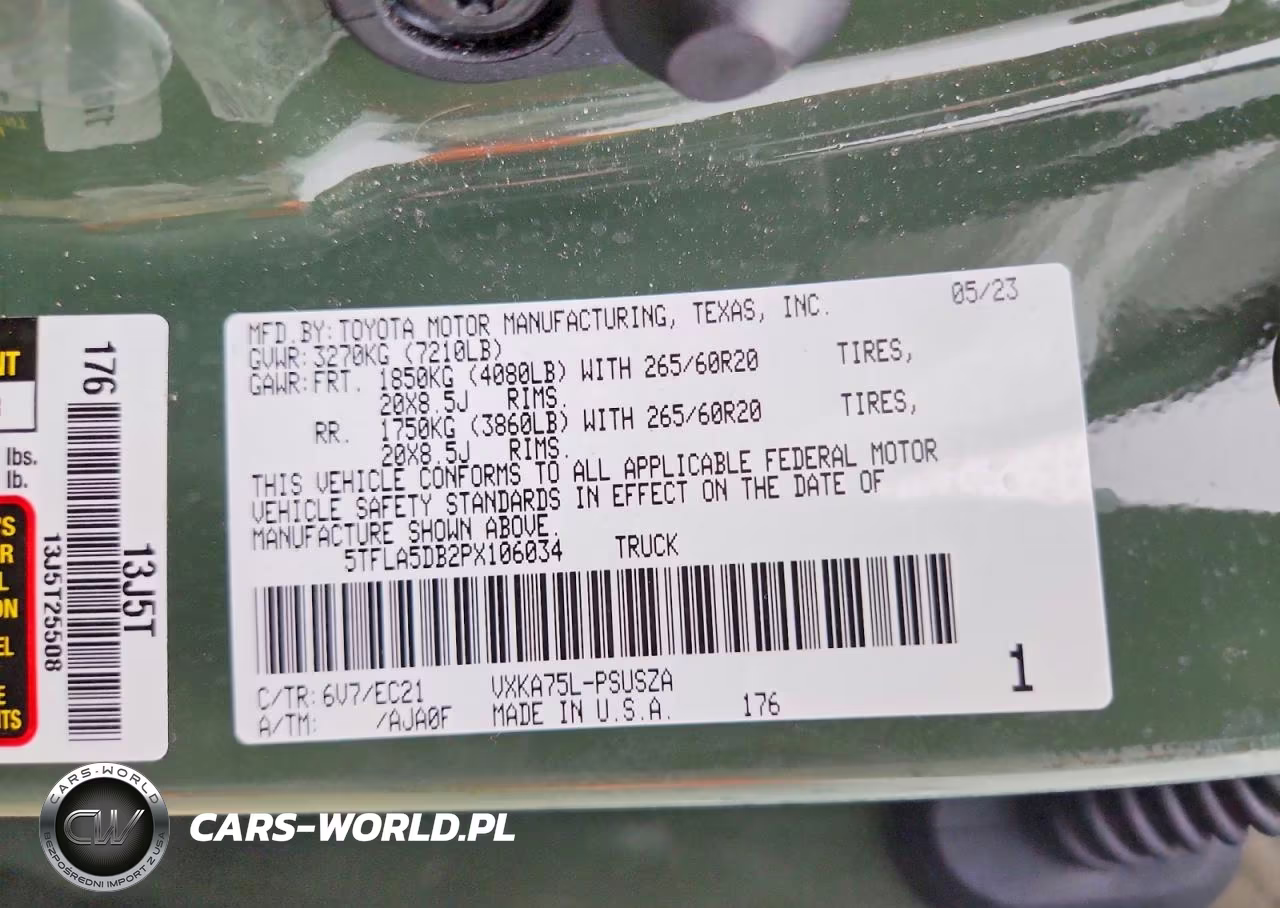 2023 Toyota Tundra Sr5 VIN:5TFLA5DB2PX106034 - 12