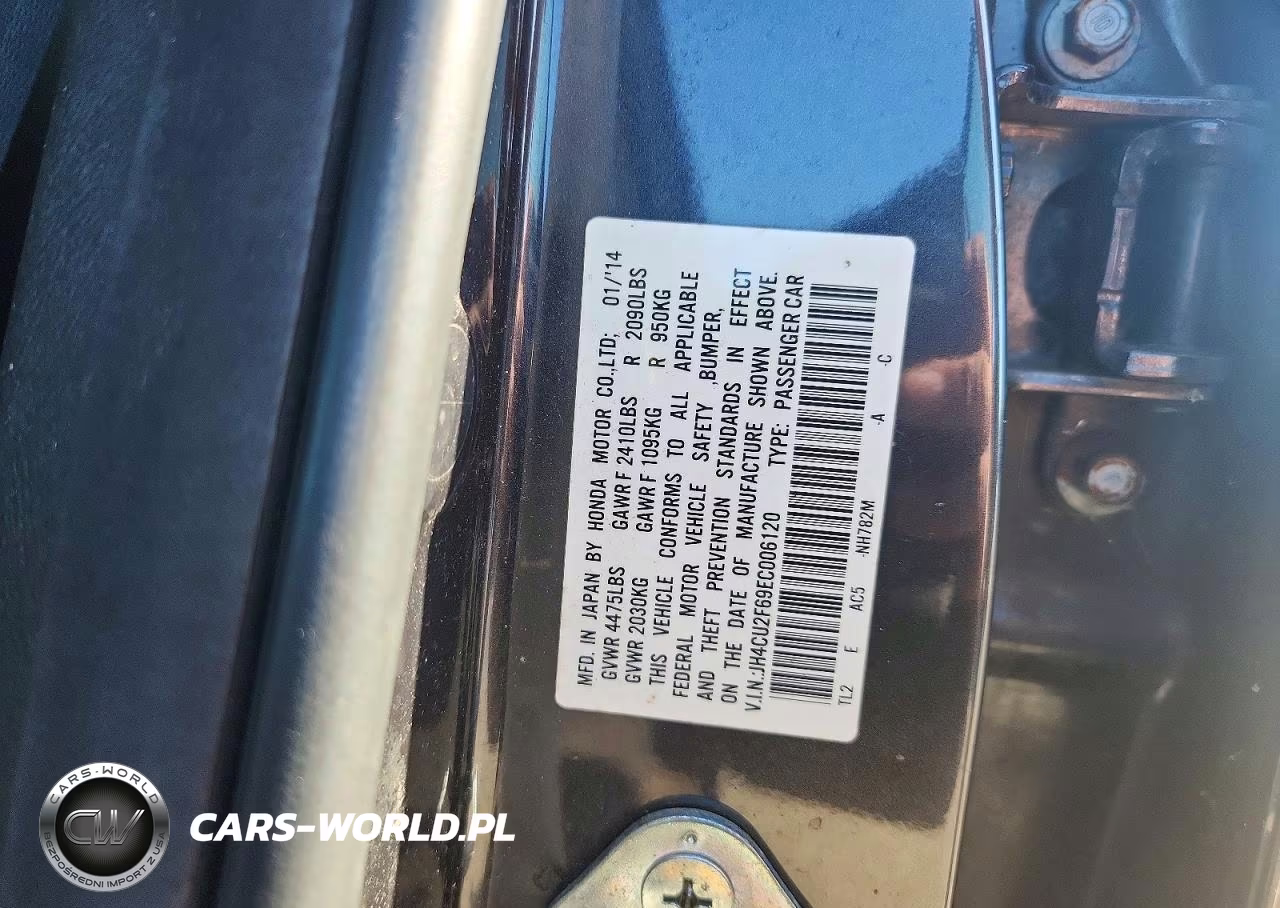 2014 Acura Tsx Tech VIN:JH4CU2F69EC006120 - 12