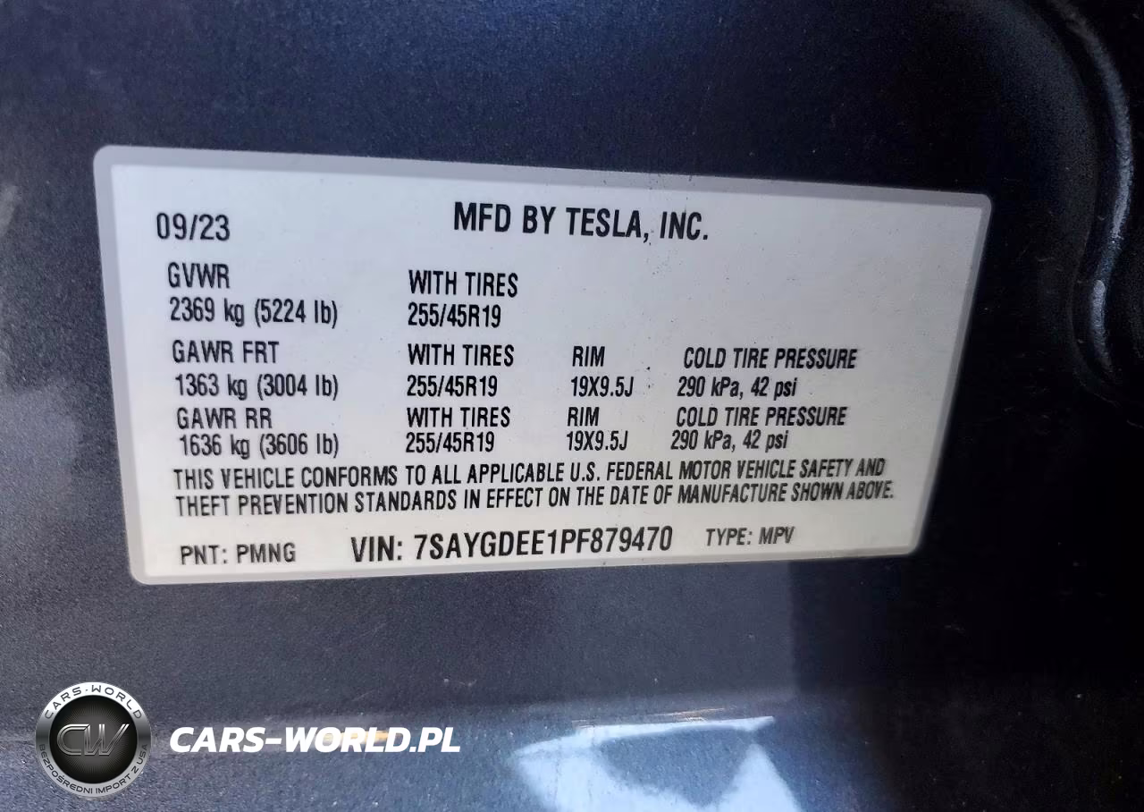 2023 Tesla Model Y VIN:7SAYGDEE1PF879470 - 12