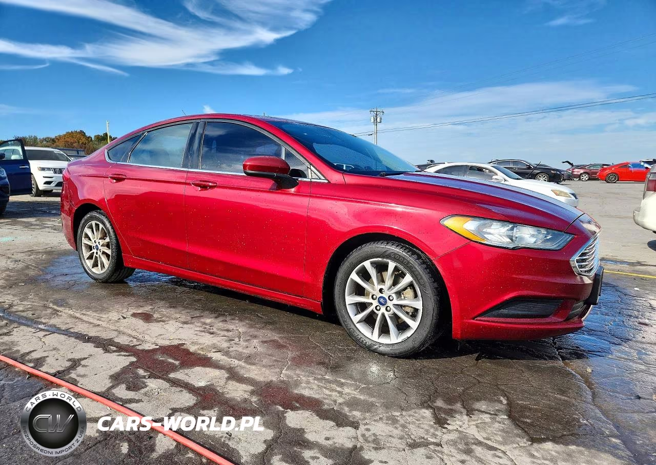 2017 Ford Fusion Se VIN:3FA6P0H70HR377419 - 4