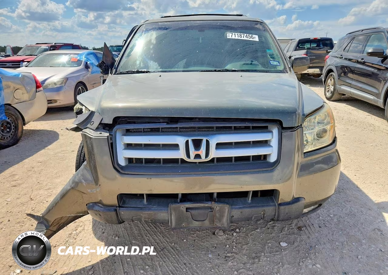 2007 Honda Pilot Exl VIN:5FNYF28537B040310 - 5